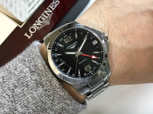 Longines Conquest GMT Watch Review ABlogtoWatch | vlr.eng.br