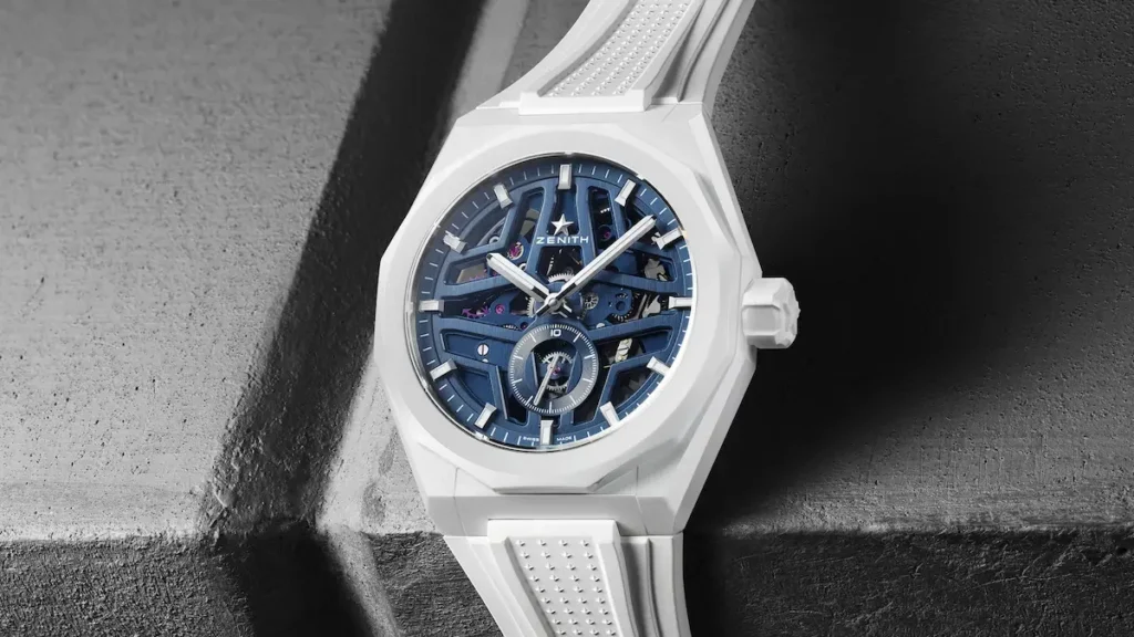 Zenith Defy Skyline Skeleton in ceramica Bianca