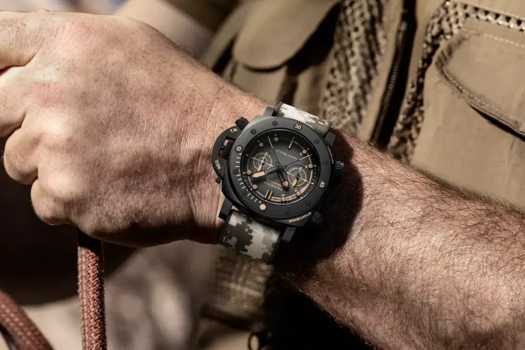 Panerai Submersible Chrono Navy SEALs Titanio