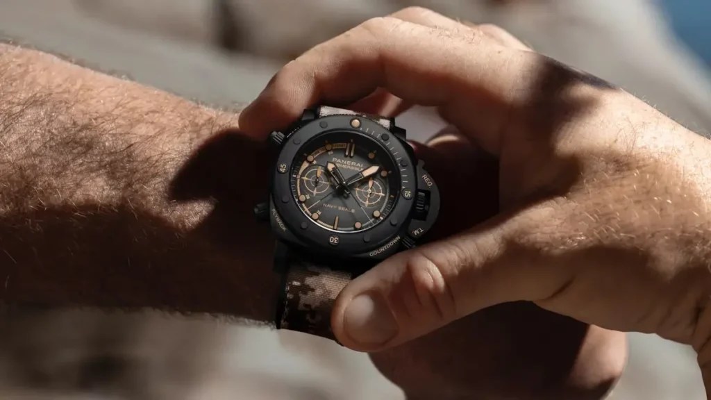 Panerai Submersible Chrono Navy SEALs Titanio