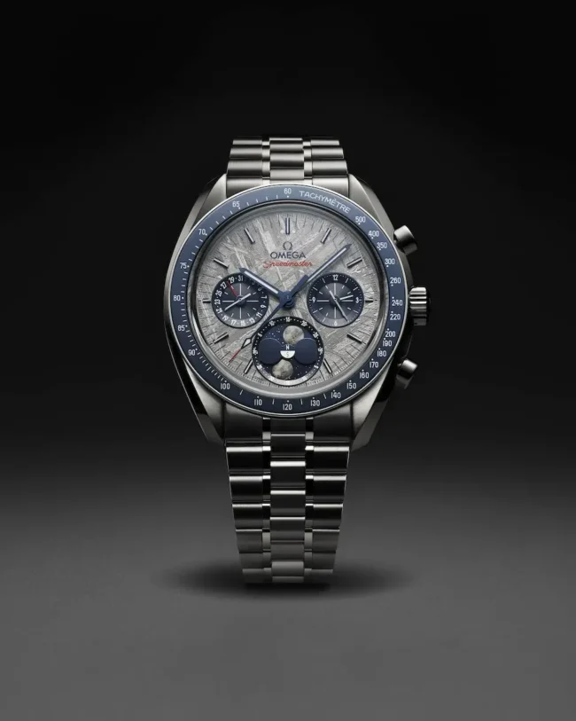 Omega Speedmaster Moonphase Meteorite