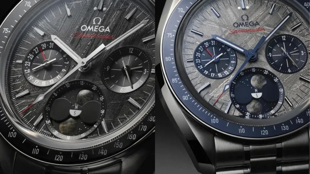 Omega Speedmaster Moonphase Meteorite