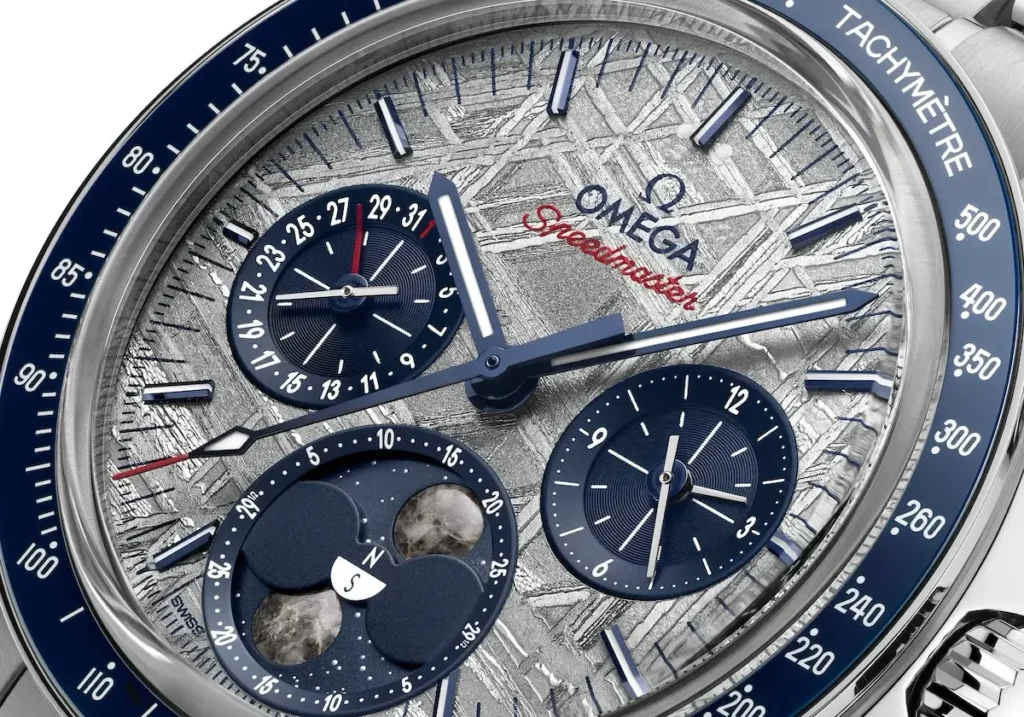 Omega Speedmaster Moonphase Meteorite