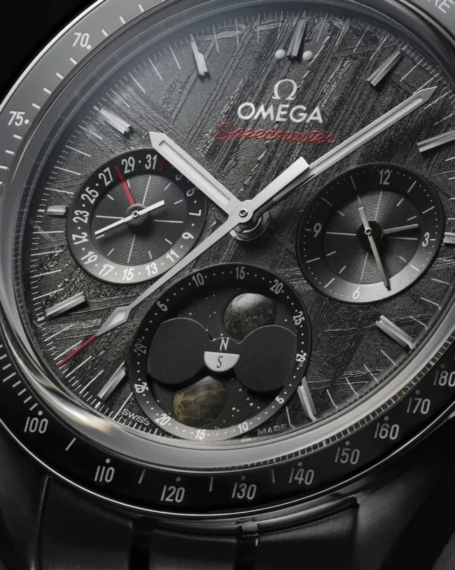 Omega Speedmaster Moonphase Meteorite